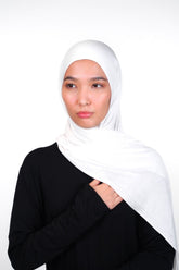 Cotton Double Stretch Instant Hijab